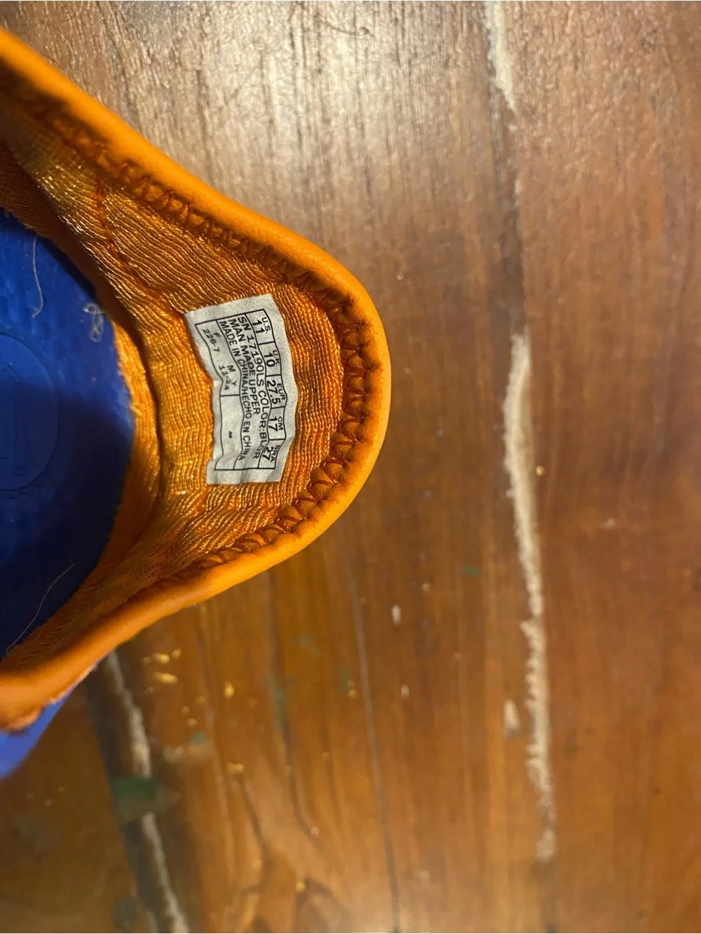 Skechers Kids Blue Slip-On Water Shoes with Orange Trim and Fun Charms